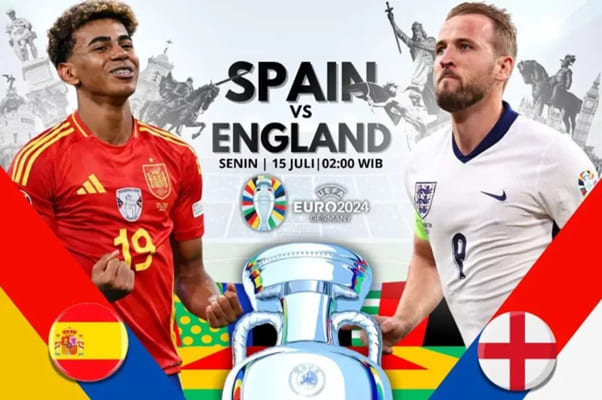 Jadwal Pertandingan Spanyol vs Inggris