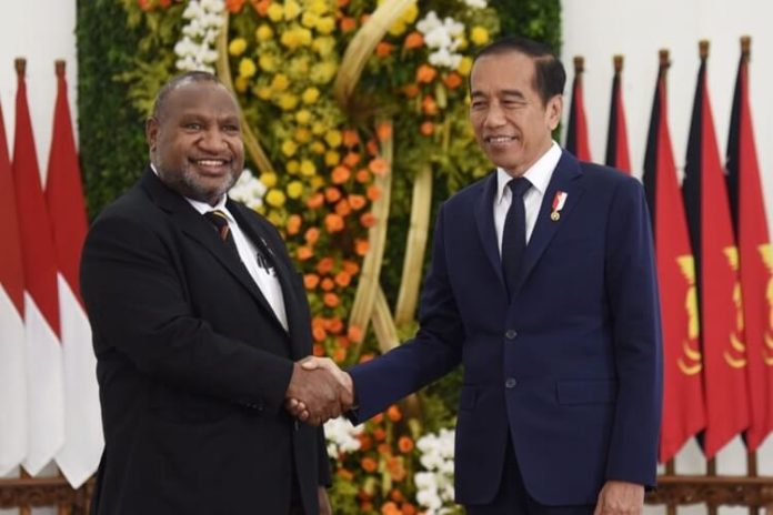 Jokowi PM Papua Nugini