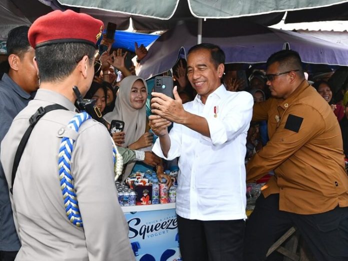 Jokowi Pasar Sentral Kotabumi