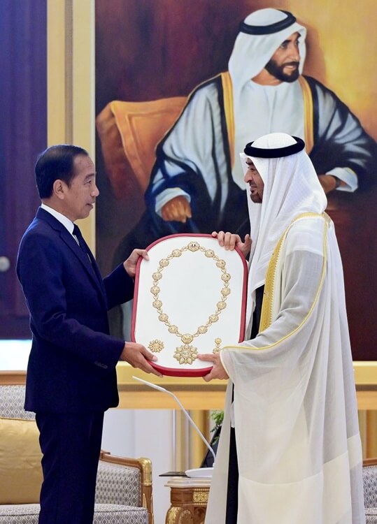 Jokowi Penghargaan Zayed