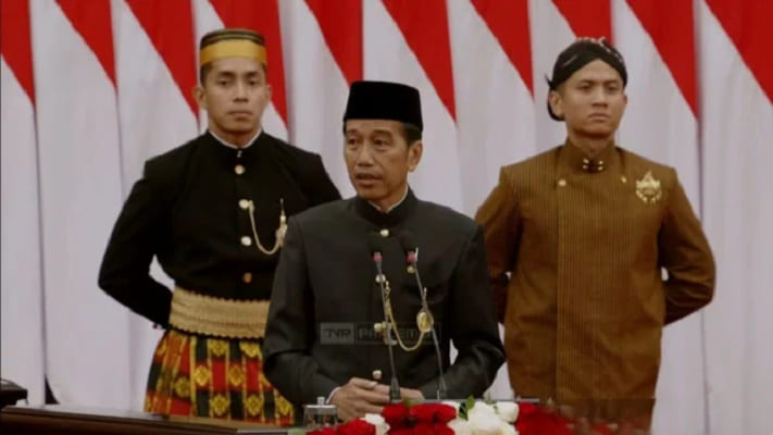 Presiden Jokowi Sampaikan Pengantar RAPBN