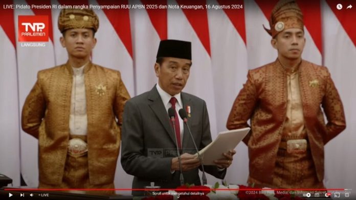 Presiden Jokowi Sampaikan Pengantar RAPBN