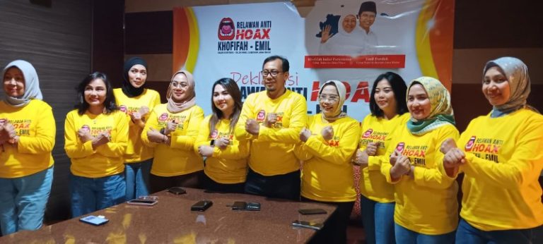 Jaga Integritas Pemilu, Pendukung Khofifah-Emil Deklarasi Tangkal Hoaks Dan Kampanye Hitam