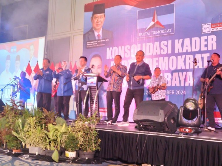 Perayaan HUT ke-23 DPC Partai Demokrat Surabaya: Konsolidasi Kader dan Dukungan untuk Khofifah-Emil serta Eri-Armuji