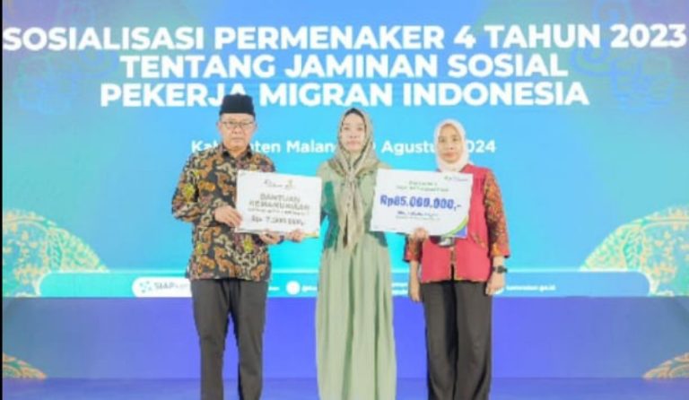 Sosialisasi Permenaker Jaminan Sosial PMI, Menaker Dorong PMI Wajib Jadi Peserta BPJS Ketenagakerjaan