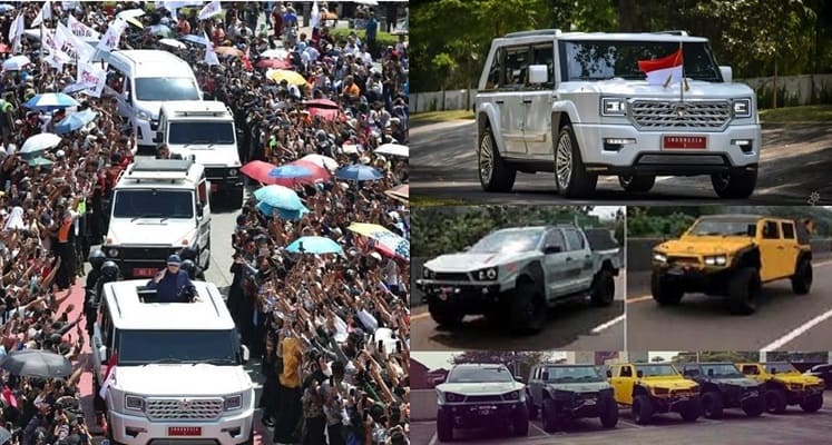 Prabowo Perintahkan Mobil Dinas Maung