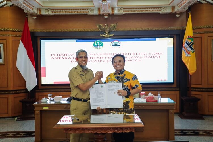 Pemprov Jateng dan Jabar Jalin Kerja Sama Pengembangan Wilayah Perbatasan