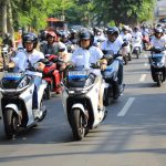 Konvoi Motor Listrik PLN