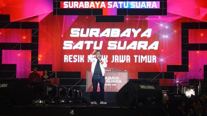 Konser Surabaya Satu Suara Resik Resik Jawa Timur