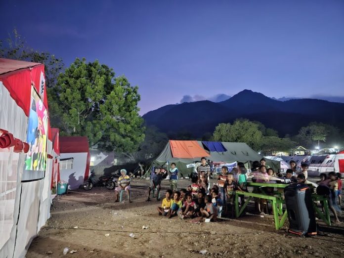 Kemkomdigi Hiburan Anak-Anak Lewotobi