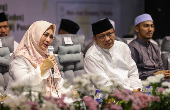 Pemprov Jateng mengapresiasi kegiatan Jurnalis Bersholawat, di Alun -alun Simpang Tujuh, Kabupaten Kudus, Kamis (31/10/2024) malam.
