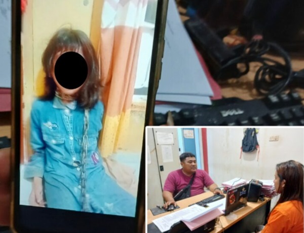 Viral Video Anak Perempuan Dirantai