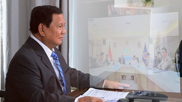 Presiden Prabowo Subianto Gelar Rapat Terbatas Terkait Bencana Erupsi Gunung Lewotobi Laki Laki di Flores Timur