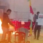 Kotak Suara Dibakar