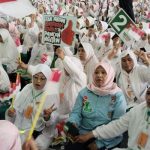 Ribuan Pendukung Khofifah Emil Padati Jatim Expo.