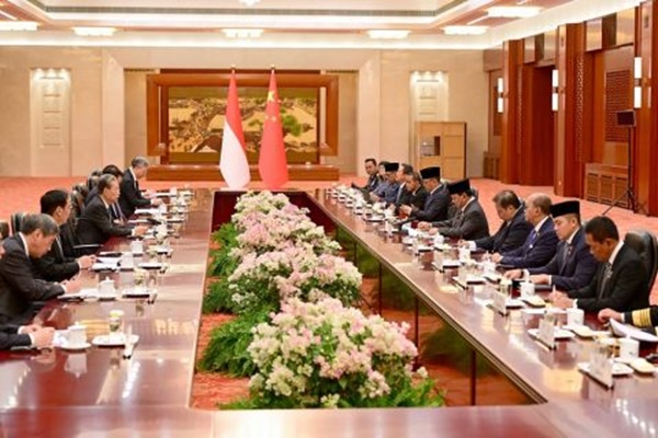 Presiden Prabowo Bertemu Zhao Leji