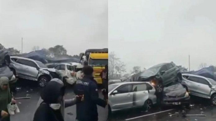 Kecelakaan Beruntun di Tol Cipularang
