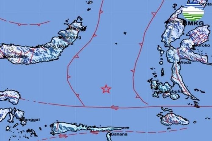 Kota Sanana gempa