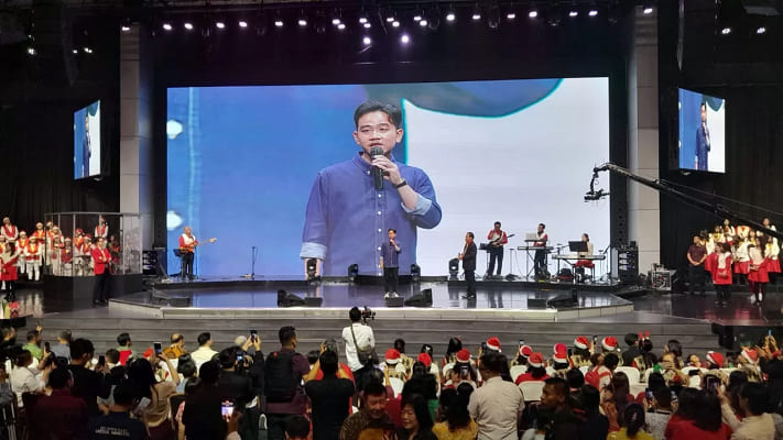 Wapres Gibran Tinjau Perayaan Natal