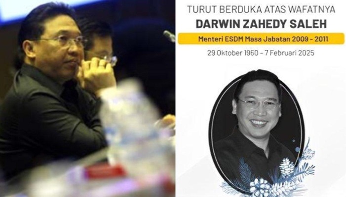 Mantan Menteri ESDM Darwin Zahedy Saleh
