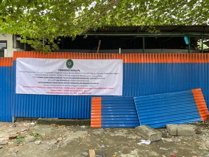 PN Sidoarjo Aset KAI