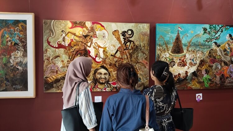 Nostalgia Wonosalam dalam Lukisan Triyoso Yusuf