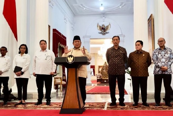 Presiden Prabowo Umumkan Kebijakan