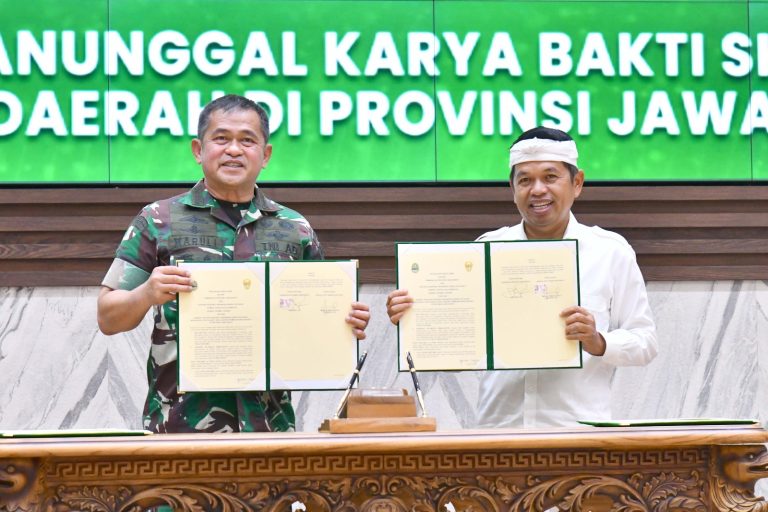 Kelola Sungai hingga Infrastruktur, Pemprov Jabar Kerjasama dengan TNI AD