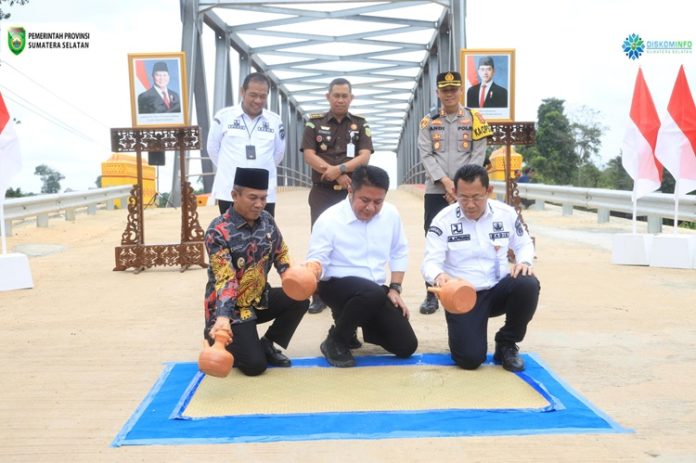 Gubernur Sumsel Resmikan 4 Jembatan