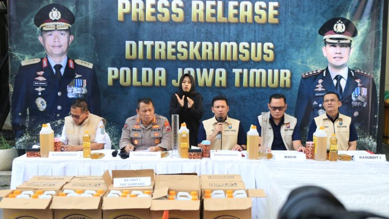 Gudang Pemalsuan MinyaKita di Surabaya dan Sampang Digerebek Polda Jatim