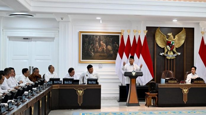 Prabowo Sidang Kabinet Paripurna