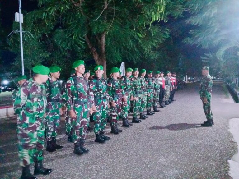 TNI POLRI Kompak Amankan Malam Takbiran Idul Fitri 2025