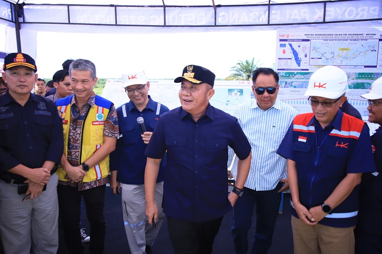 Persiapan Arus Mudik Lebaran, Gubernur Sumsel Tinjau Kesiapan Tol Musi Landas