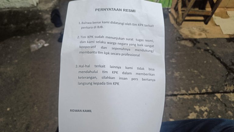 Terkait Kasus Dana Iklan BJB, Ridwan Kamil Buka Suara Usai Rumahnya Digeledah KPK