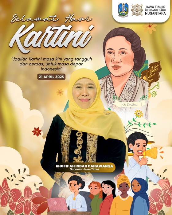 Gubernur Khofifah Hari Kartini