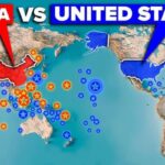 Negara dengan Pangkalan Militer China dan Amerika Terbanyak di Dunia