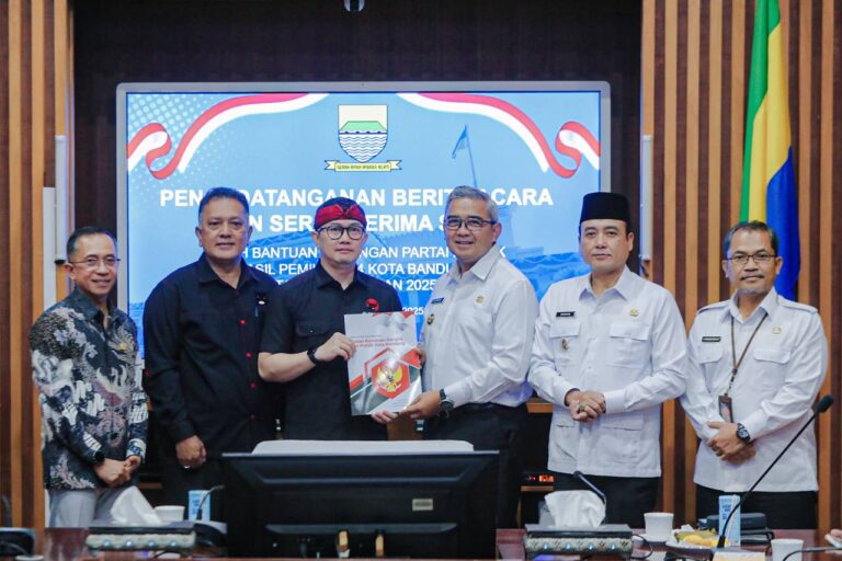 Pemkot Bandung Kucurkan Dana Rp11,8 Miliar untuk Parpol Pemenang Pemilu