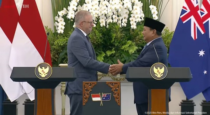 Presiden Prabowo dan PM Albanese