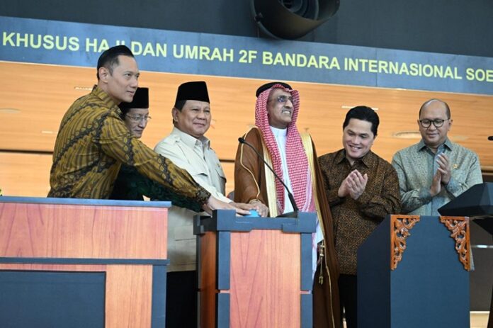 Prabowo Haji dan Umrah 2F Bandara Soekarno-Hatta