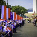 Sorak Sorai dari Monas, Sambutan Hangat Anak Sekolah untuk PM Albanese