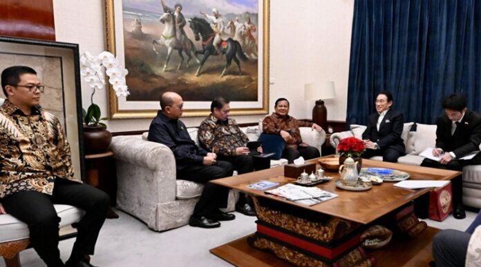 Prabowo PM Jepang Fumio Kishida