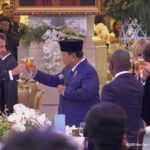 Presiden Prabowo dan Presiden Macron Rayakan Persahabatan Dua Bangsa Lewat Jamuan Kenegaraan.