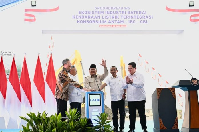 Prabowo Proyek Baterai Terbesar