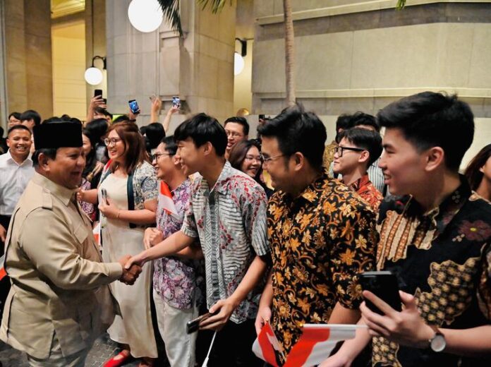 Kedatangan Prabowo Singapura