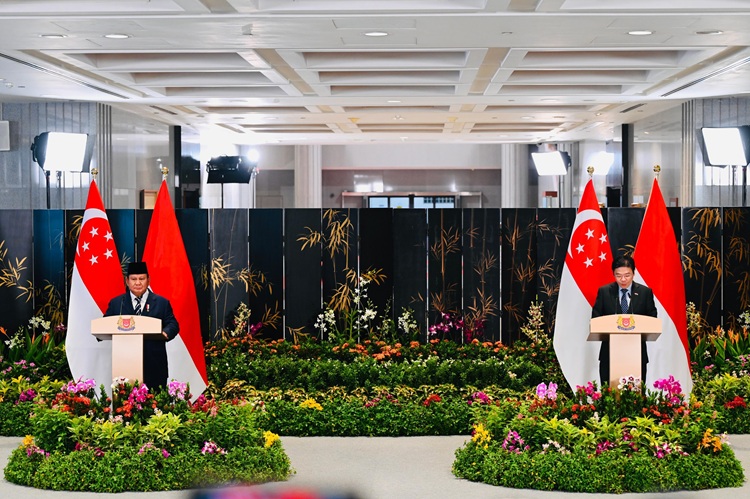 Presiden Prabowo dan PM Wong Sepakat Dorong Solusi Damai untuk Gaza, Iran–Israel, hingga Krisis Myanmar