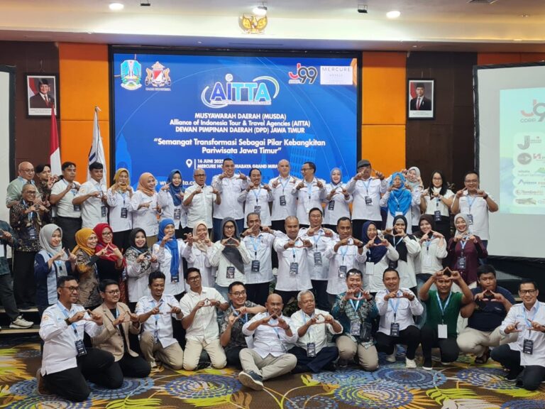 AITTA Jatim Tunjuk Pemimpin Baru, Siap Perkuat Ekosistem Pariwisata Daerah