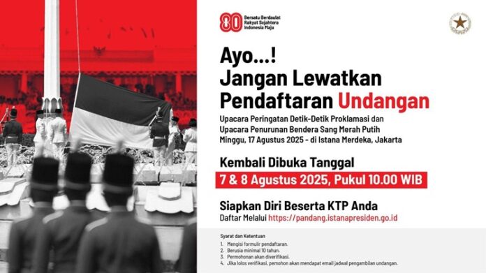 Undangan Upacara HUT RI