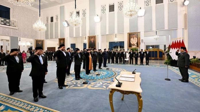Presiden Prabowo Lantik Sejumlah Kepala dan Wakil Kepala Badan