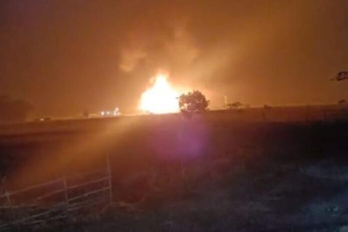 Pipa Gas Pertamina Meledak Subang