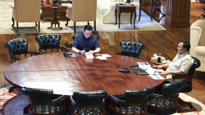 Prabowo rapat hambalang